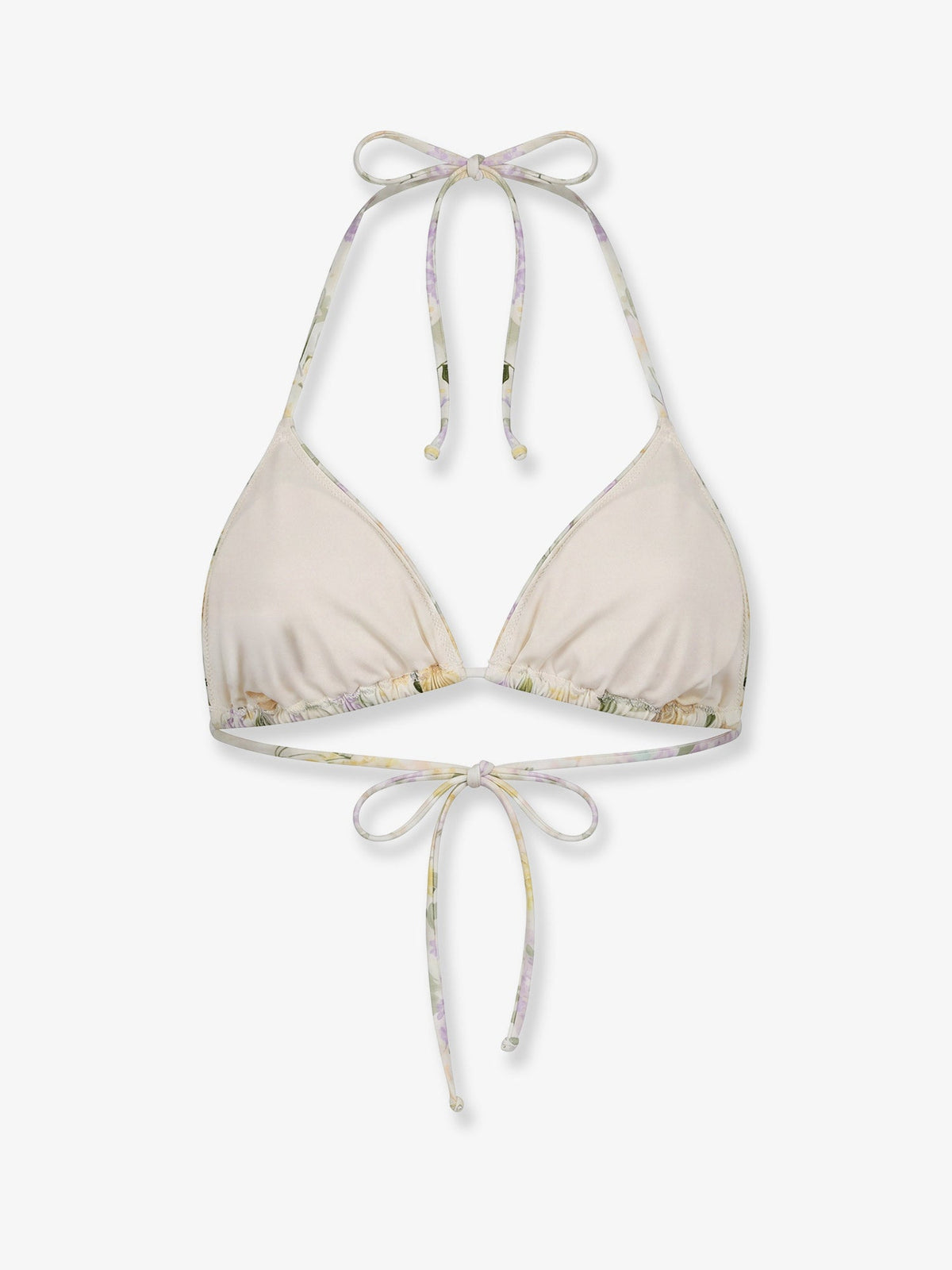MC2 Saint Barth Leah Bikini Top with Lemony Flower print - Lemonyflower
