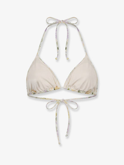 MC2 Saint Barth Leah Bikini Top with Lemony Flower print - Lemonyflower