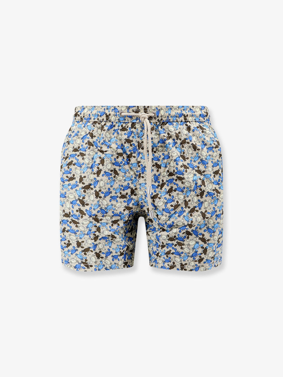 MC2 Saint Barth Nylon swim shorts with micro-pattern - Marrone