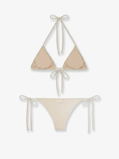 MC2 Saint Barth Maleah bikini in nylon with all-over rhinestone detail - Shinystrass