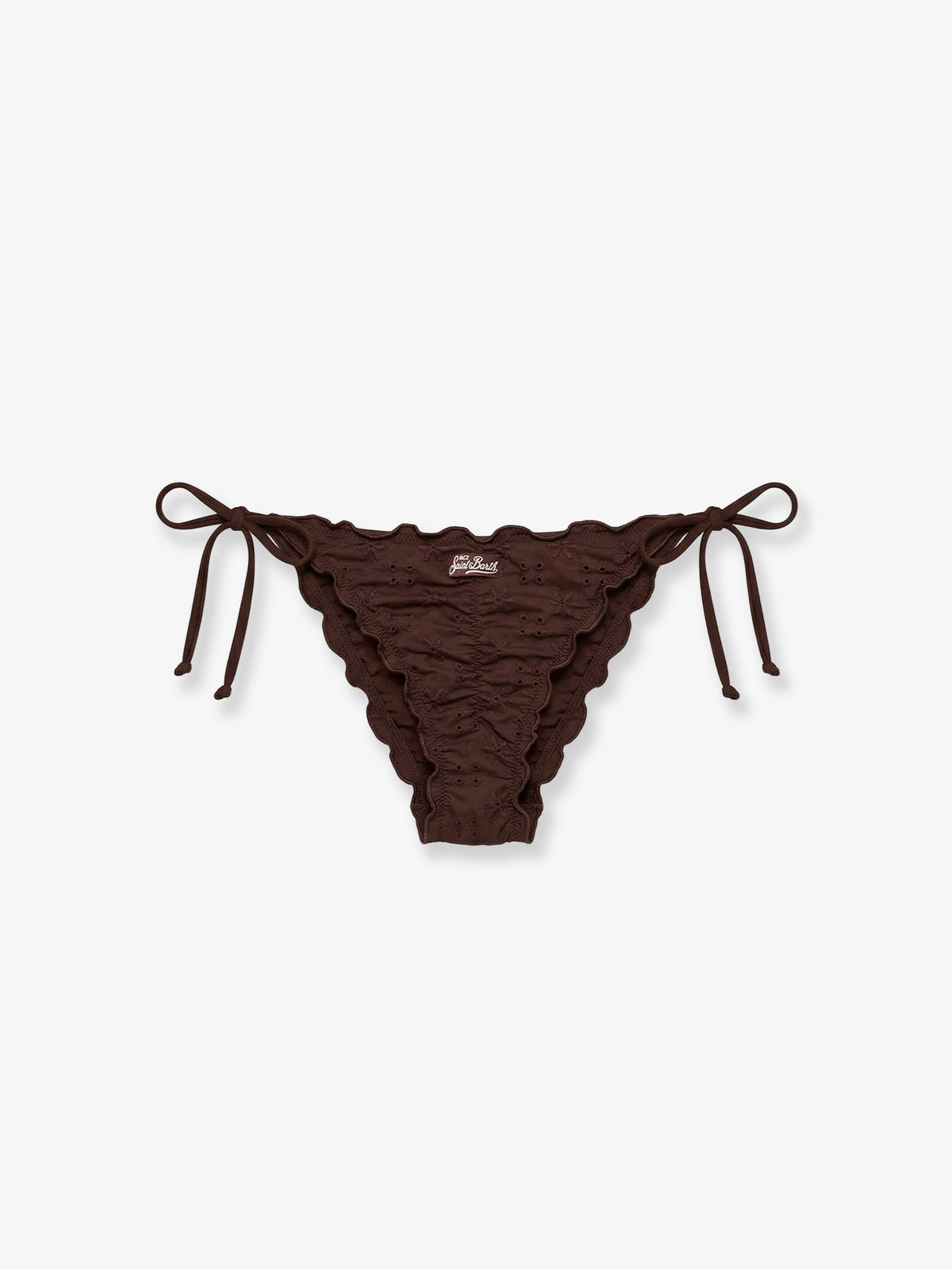 MC2 Saint Barth Miami briefs with all-over embroidery - Sangallo