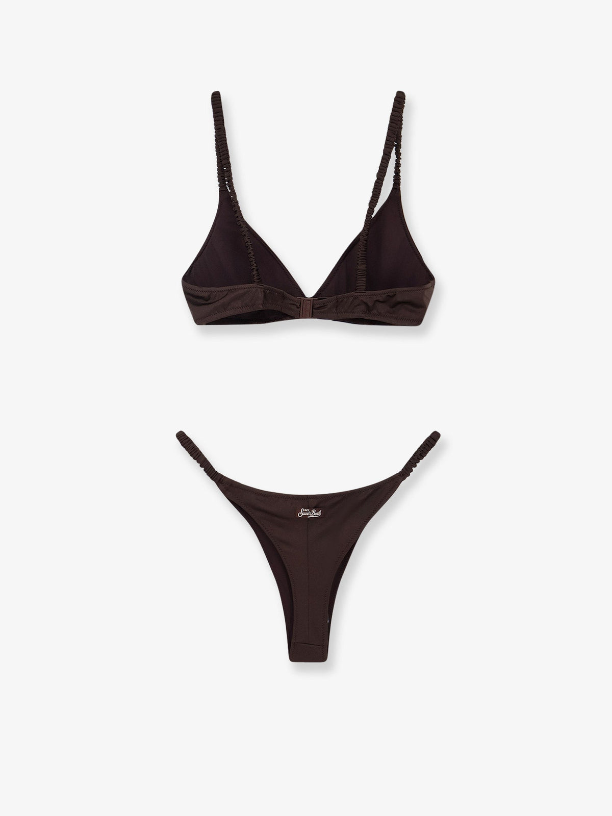 MC2 Saint Barth Moana nylon bikini - Darkbrown