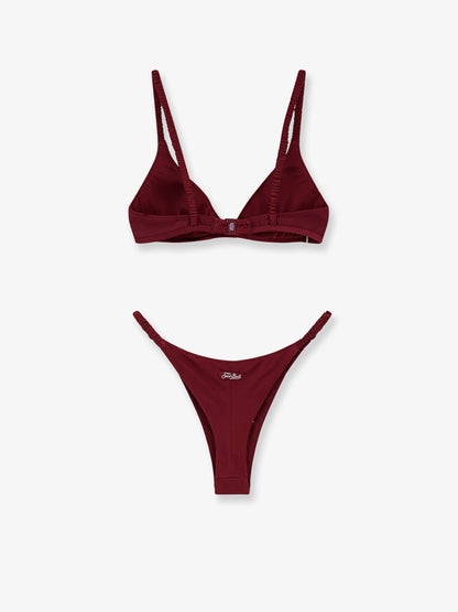 MC2 Saint Barth Moana nylon bikini - Bordeaux