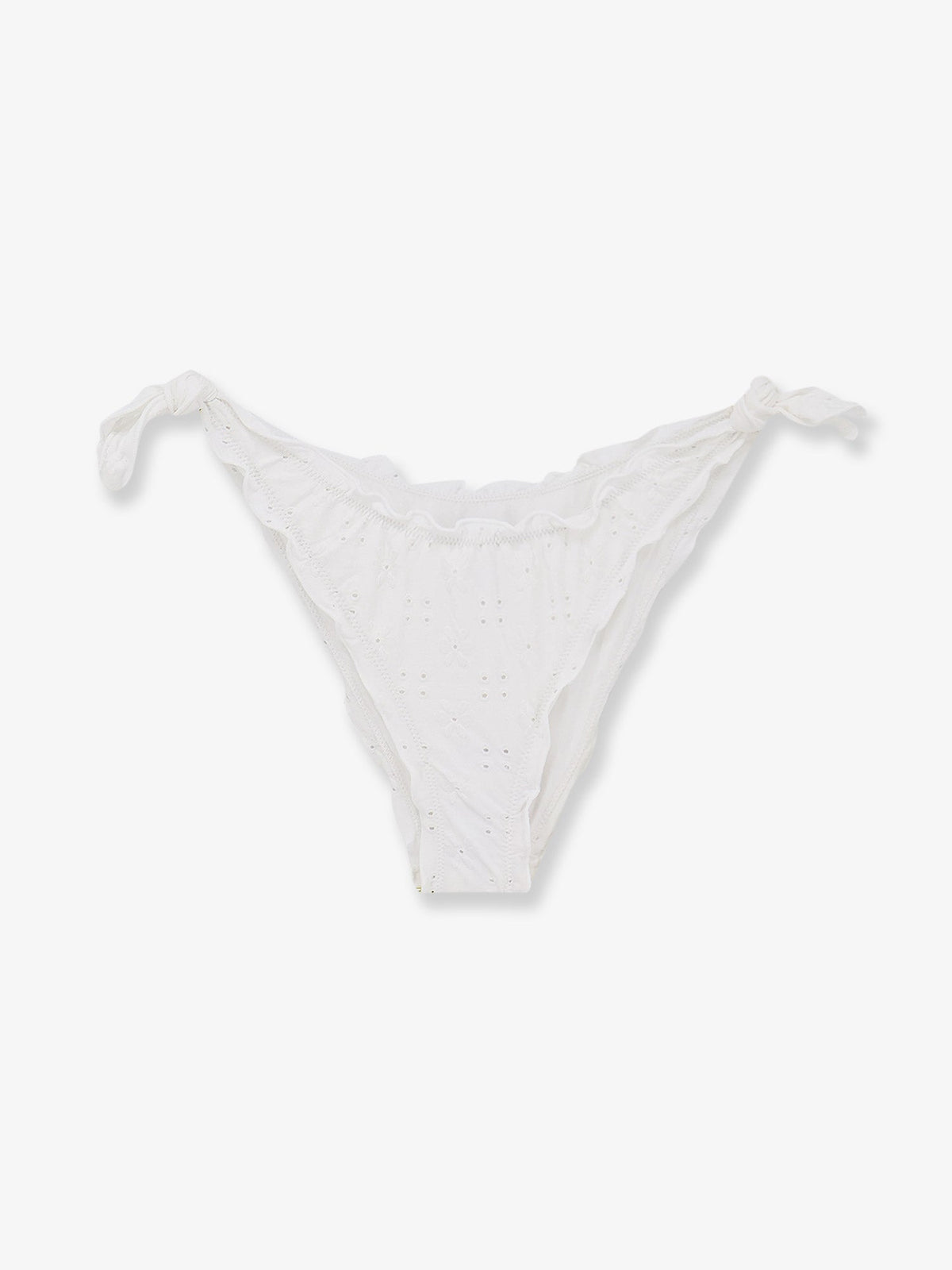 MC2 Saint Barth Moon embroidered bikini slip - Sangallo