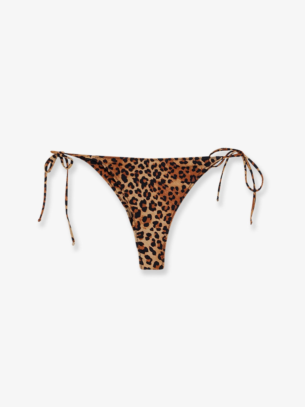 MC2 Saint Barth Nylon bikini bottoms with animal print - Sandleopard