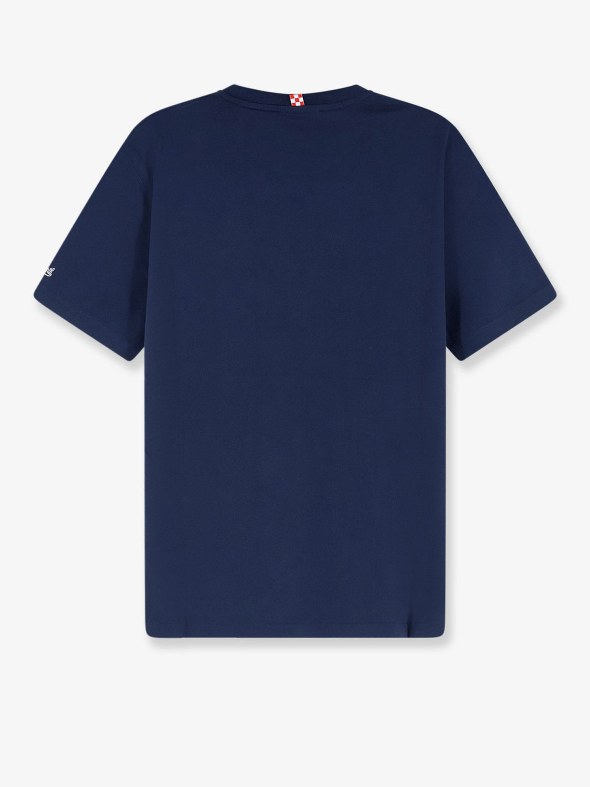 MC2 Saint Barth Portofino cotton T-shirt with embroidered logo on the front - Blu Scuro