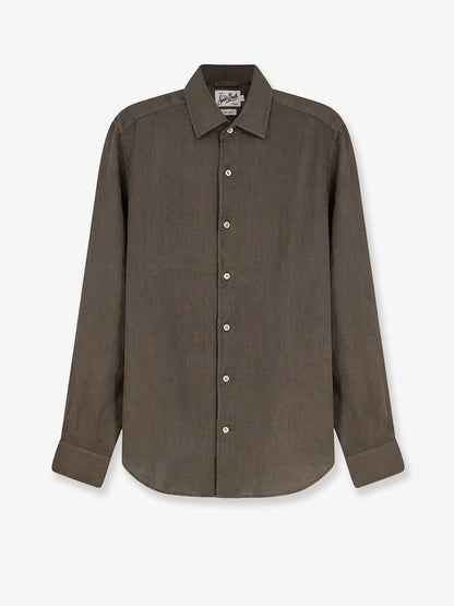 MC2 Saint Barth Linen shirt - Kombugreen