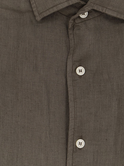 MC2 Saint Barth Linen shirt - Kombugreen