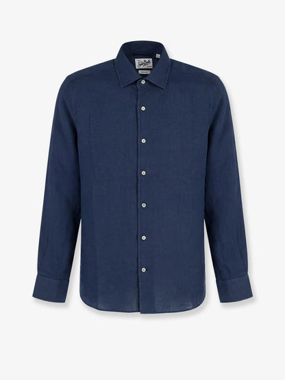 MC2 Saint Barth Linen shirt - Blue Navy