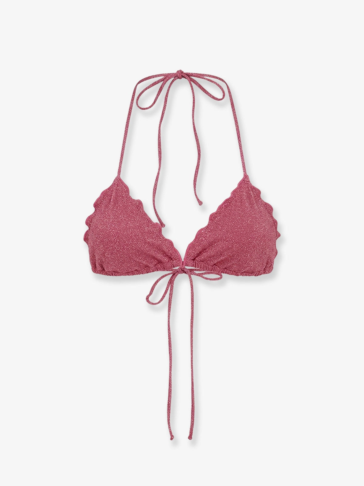 MC2 Saint Barth Sagittarius viscose blend bikini top - Lurex