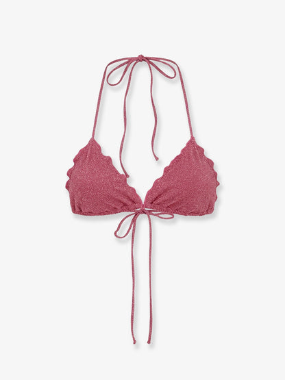 MC2 Saint Barth Sagittarius viscose blend bikini top - Lurex