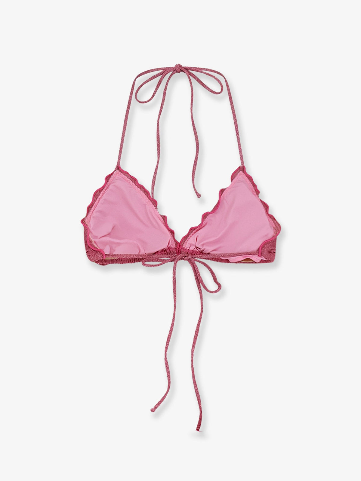 MC2 Saint Barth Sagittarius viscose blend bikini top - Lurex