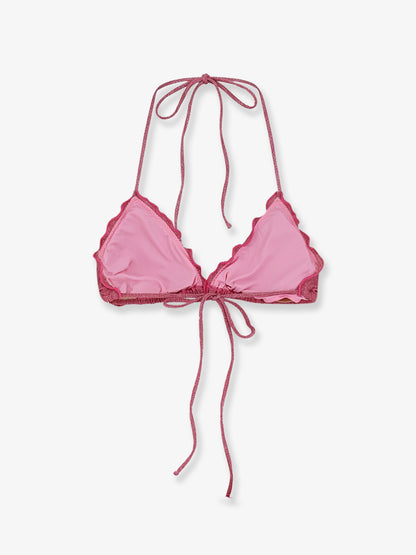 MC2 Saint Barth Sagittarius viscose blend bikini top - Lurex