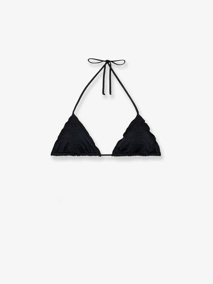 MC2 Saint Barth Sagittarius viscose blend bikini top - Lurex