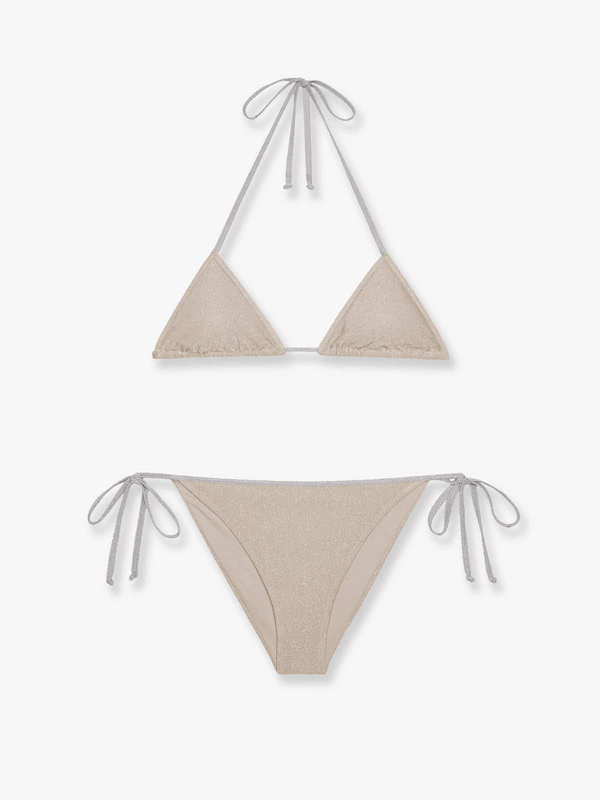 MC2 Saint Barth Viana lurex bikini - Goldsilver