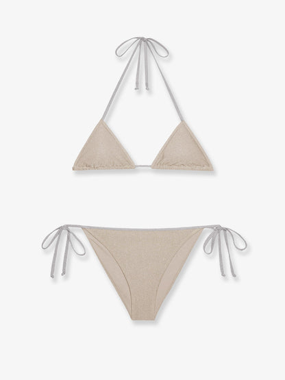 MC2 Saint Barth Viana lurex bikini - Goldsilver