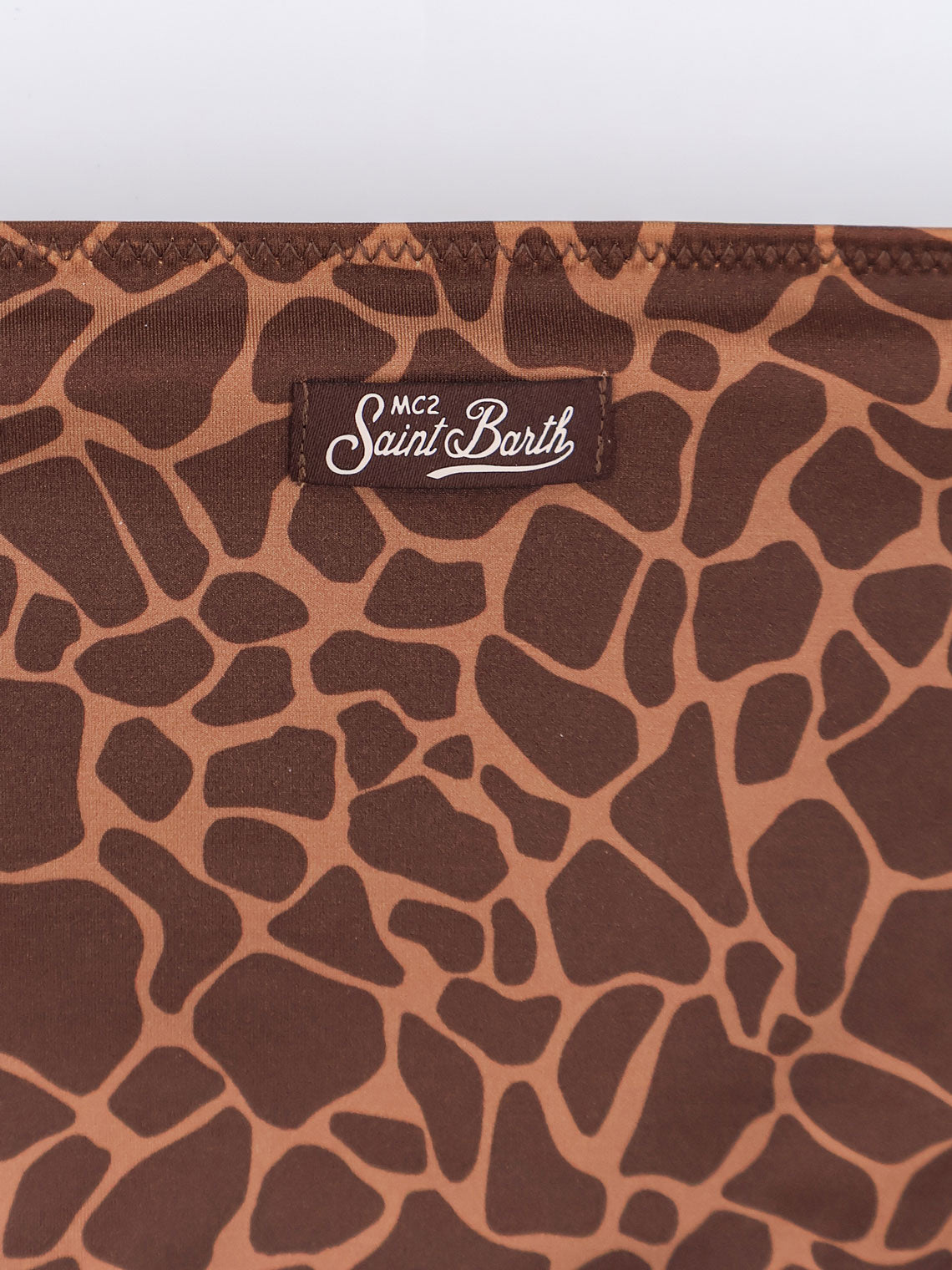 MC2 Saint Barth Virgo nylon bikini bottoms - Giraffeskin