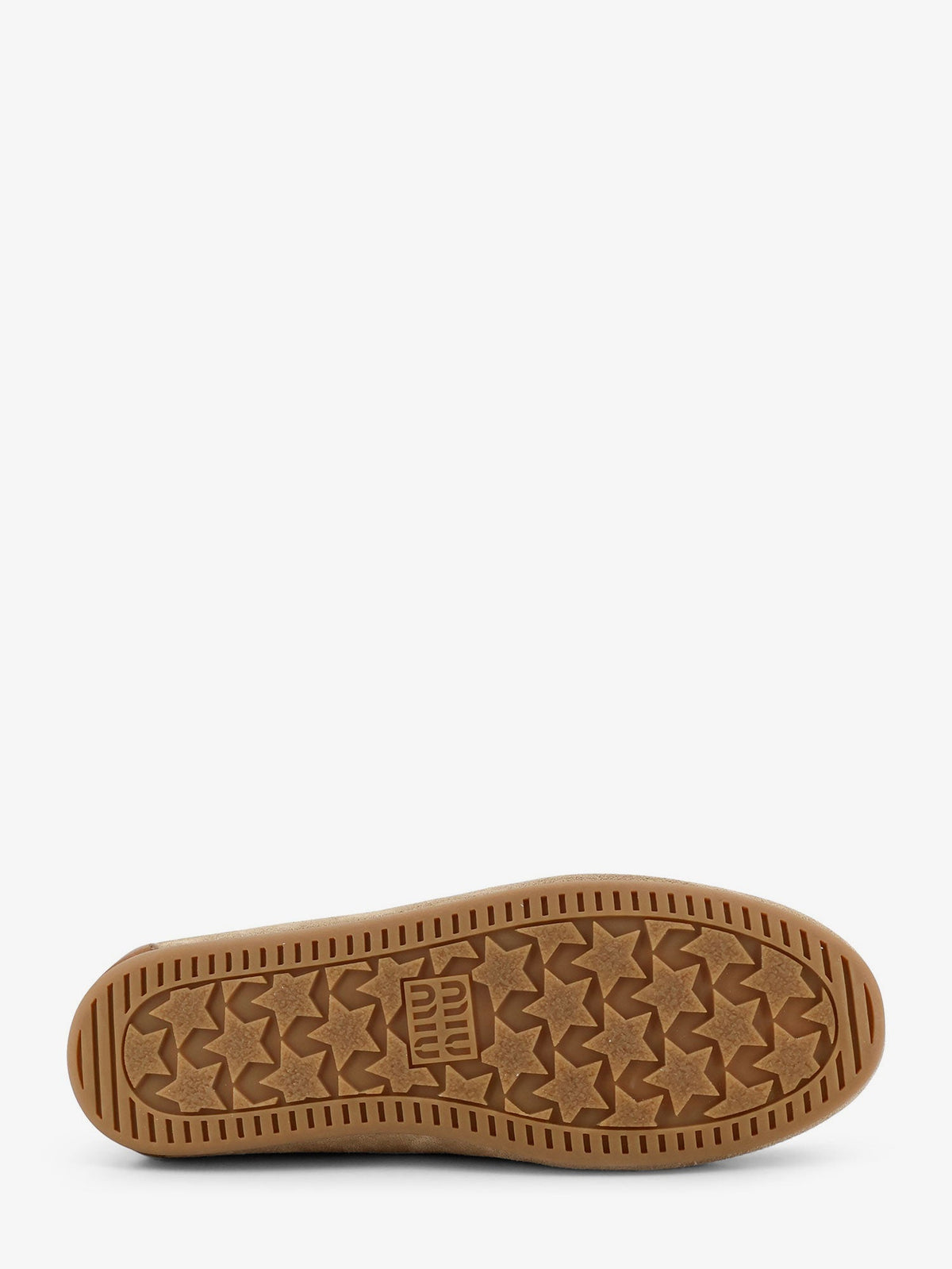 Miu Miu Suede loafer with leather inserts - Ecru