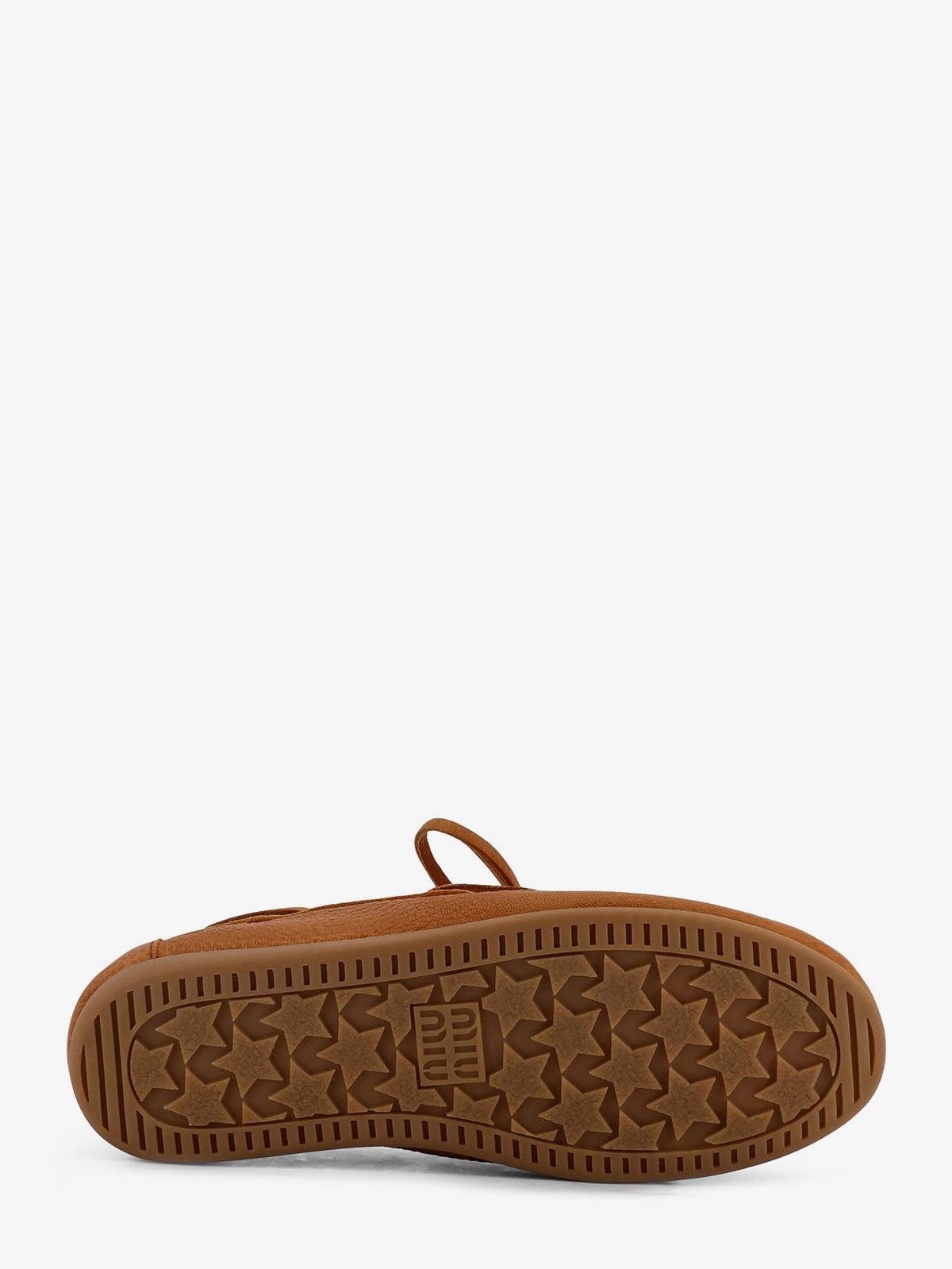 Miu Miu Vintage effect leather loafers - Ambra