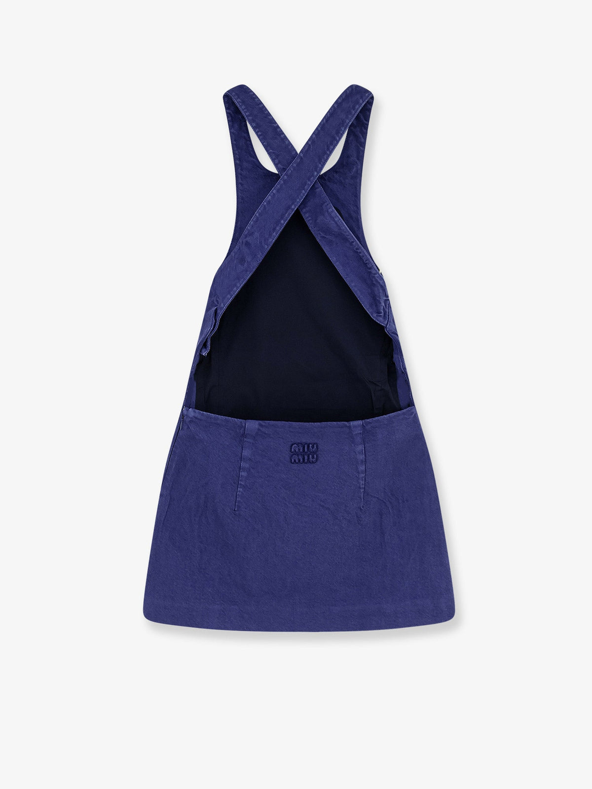 Miu Miu Mini denim dress - Inchiostro