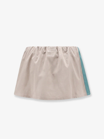 Miu Miu Old Twill Mini Skirt - Kakiverde