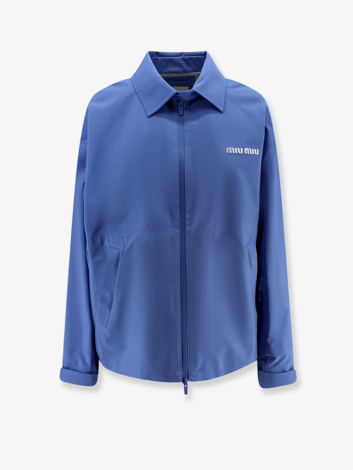 Miu Miu Technical fabric jacket - Pervinca