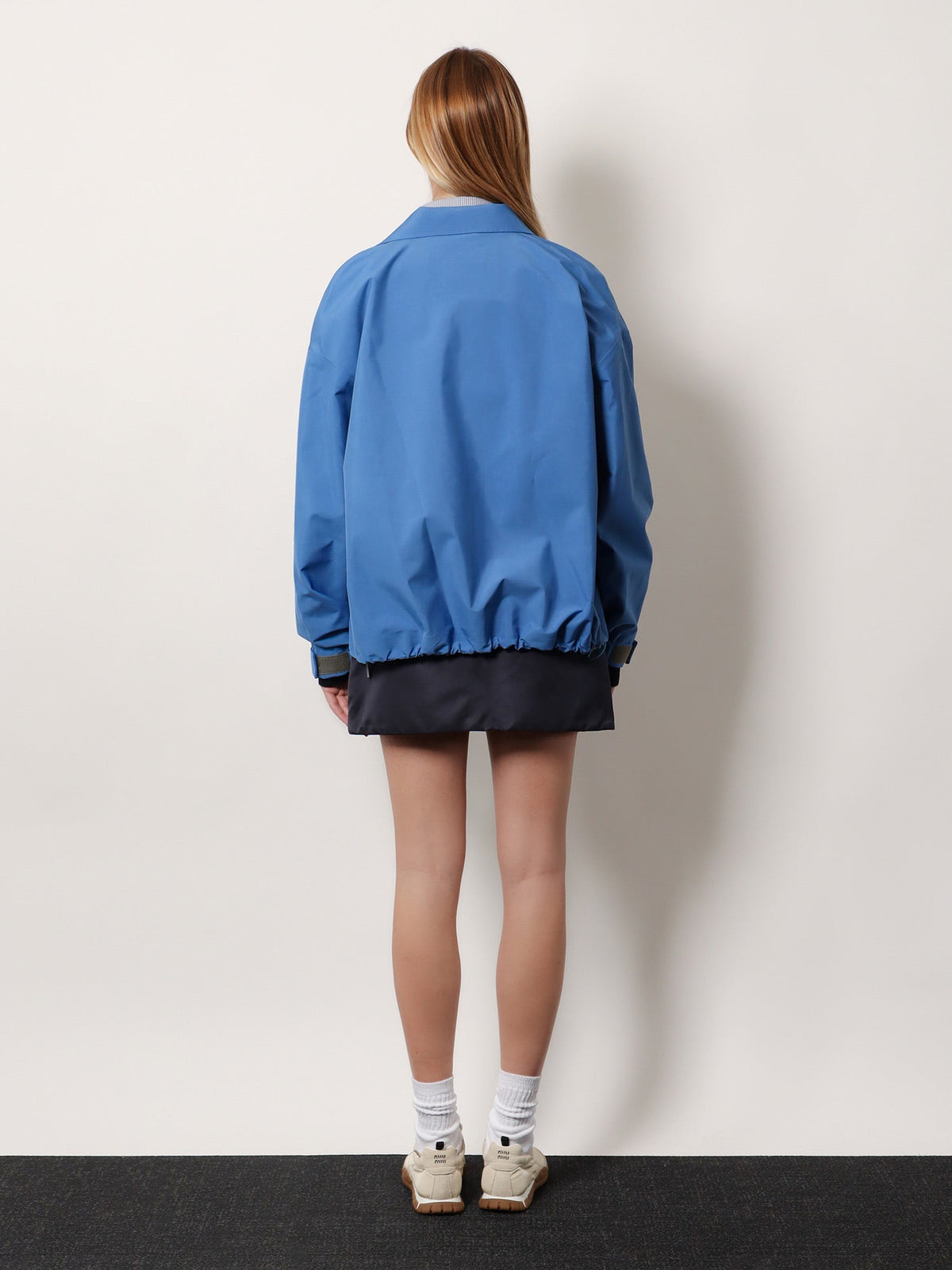Miu Miu Technical fabric jacket - Pervinca