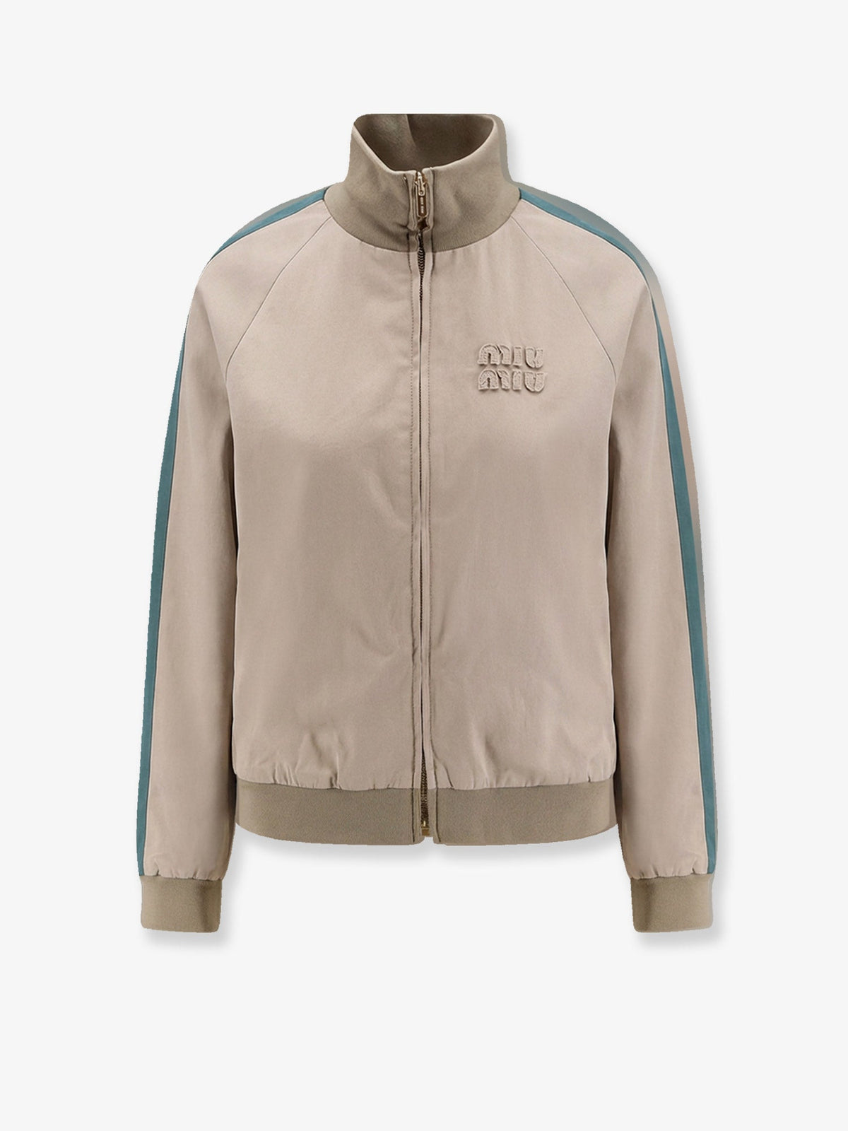 Miu Miu Old Twill Jacket - Kakiverde