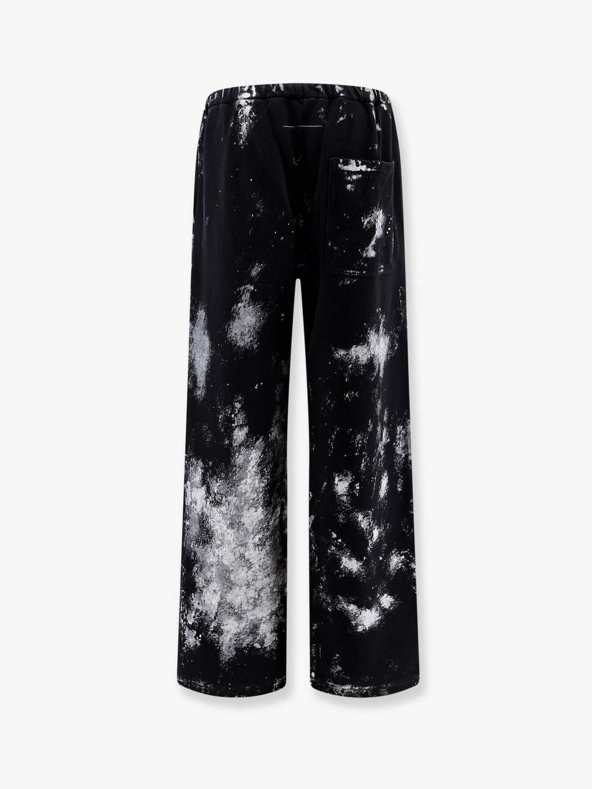 MM6 Maison Margiela Cotton Jogging Trousers with Numeric Signature embroidery - Black