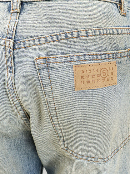 MM6 Maison Margiela Jeans with Numeric Signature tag - Mediumblue