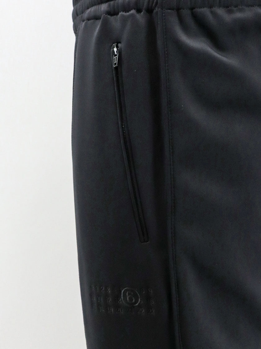 MM6 Maison Margiela Cotton Blend Jogging Trousers - Black
