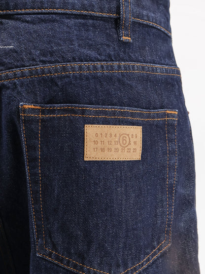 MM6 Maison Margiela Jeans with Numeric Signature tag - Denim