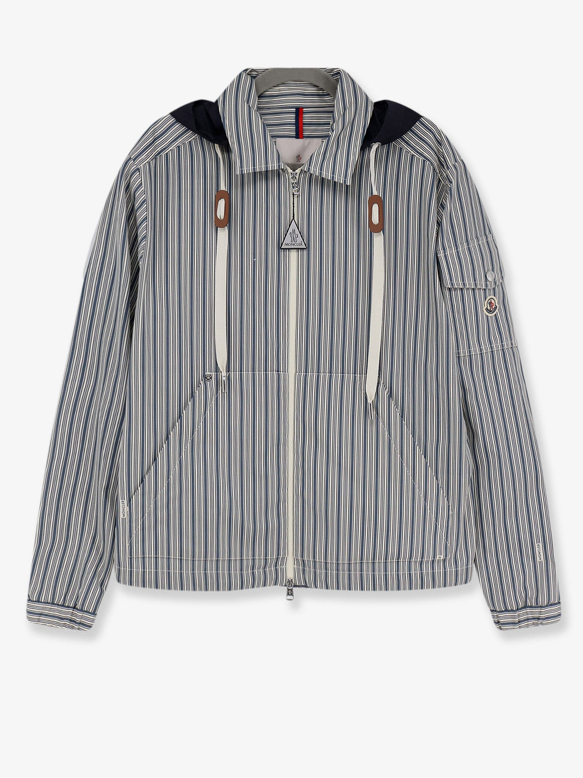 Moncler Havas striped cotton jacket - Azzurro