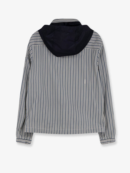 Moncler Havas striped cotton jacket - Azzurro