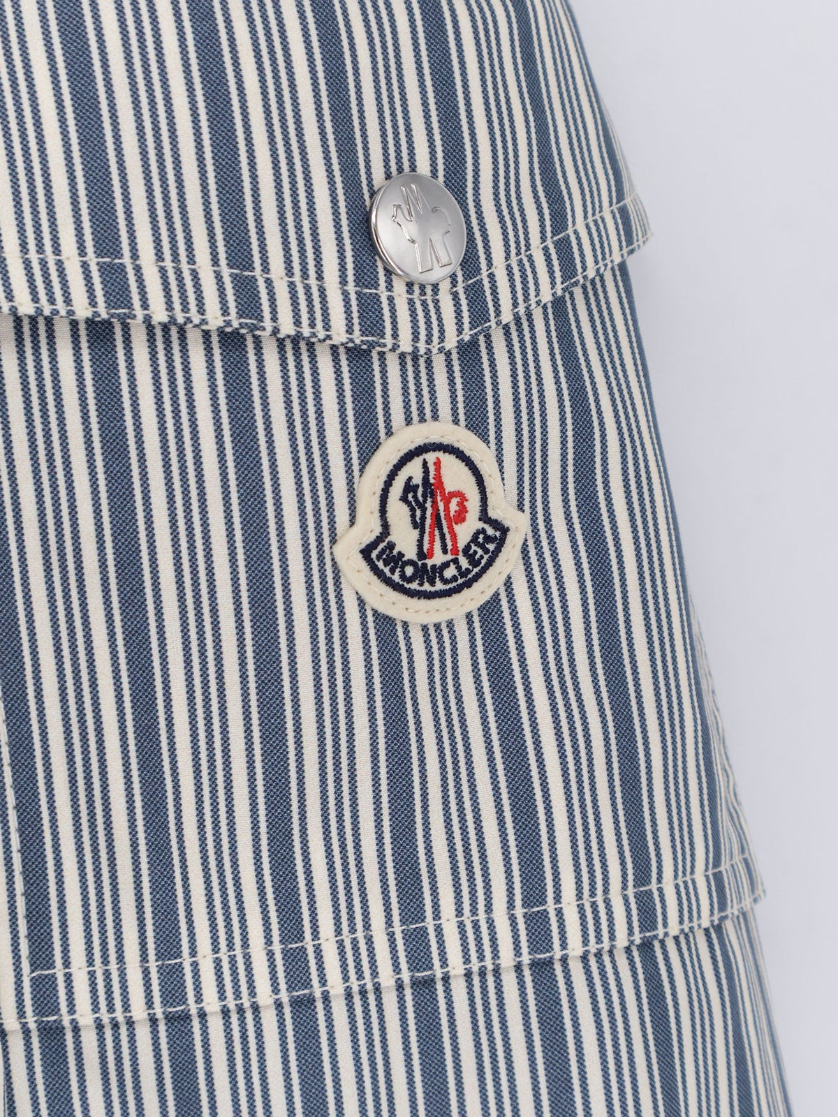 Moncler Havas striped cotton jacket - Azzurro