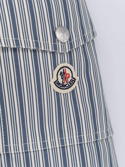 Moncler Havas Striped Cotton Jacket