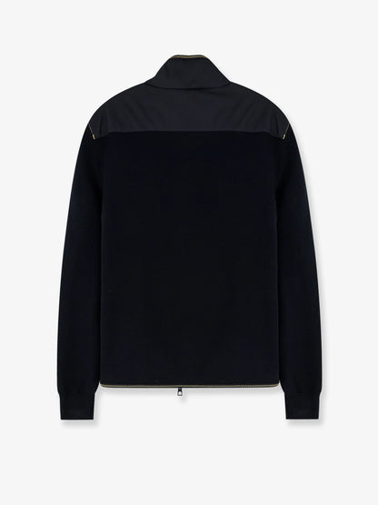 Moncler Nylon Jacket With Cotton Inserts