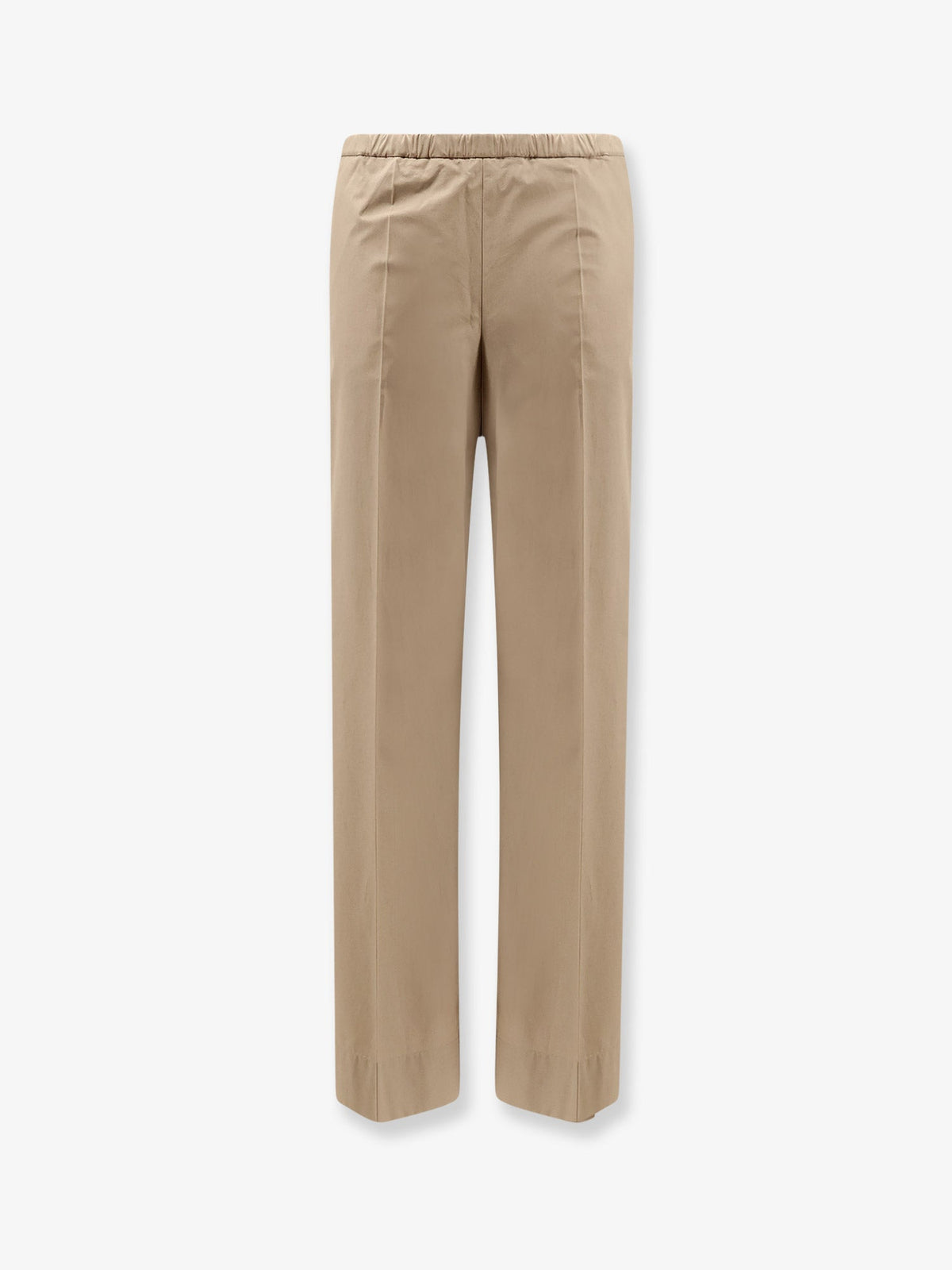 Moncler Cotton trousers with logo patch - Beige