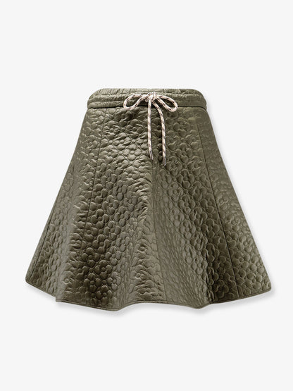 Moncler Quilted nylon skirt - Verde