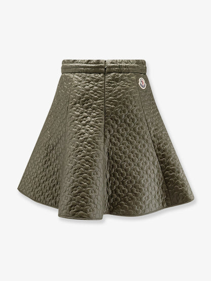 Moncler Quilted nylon skirt - Verde