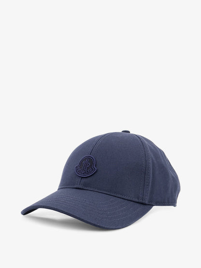 Moncler Cotton Baseball Hat - Blu
