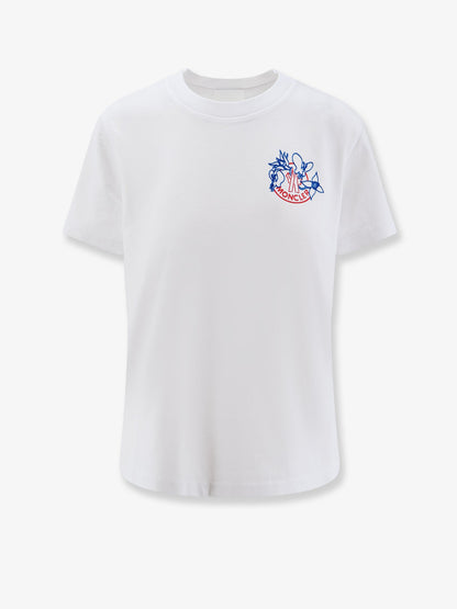 Moncler Organic cotton t-shirt - Bianco