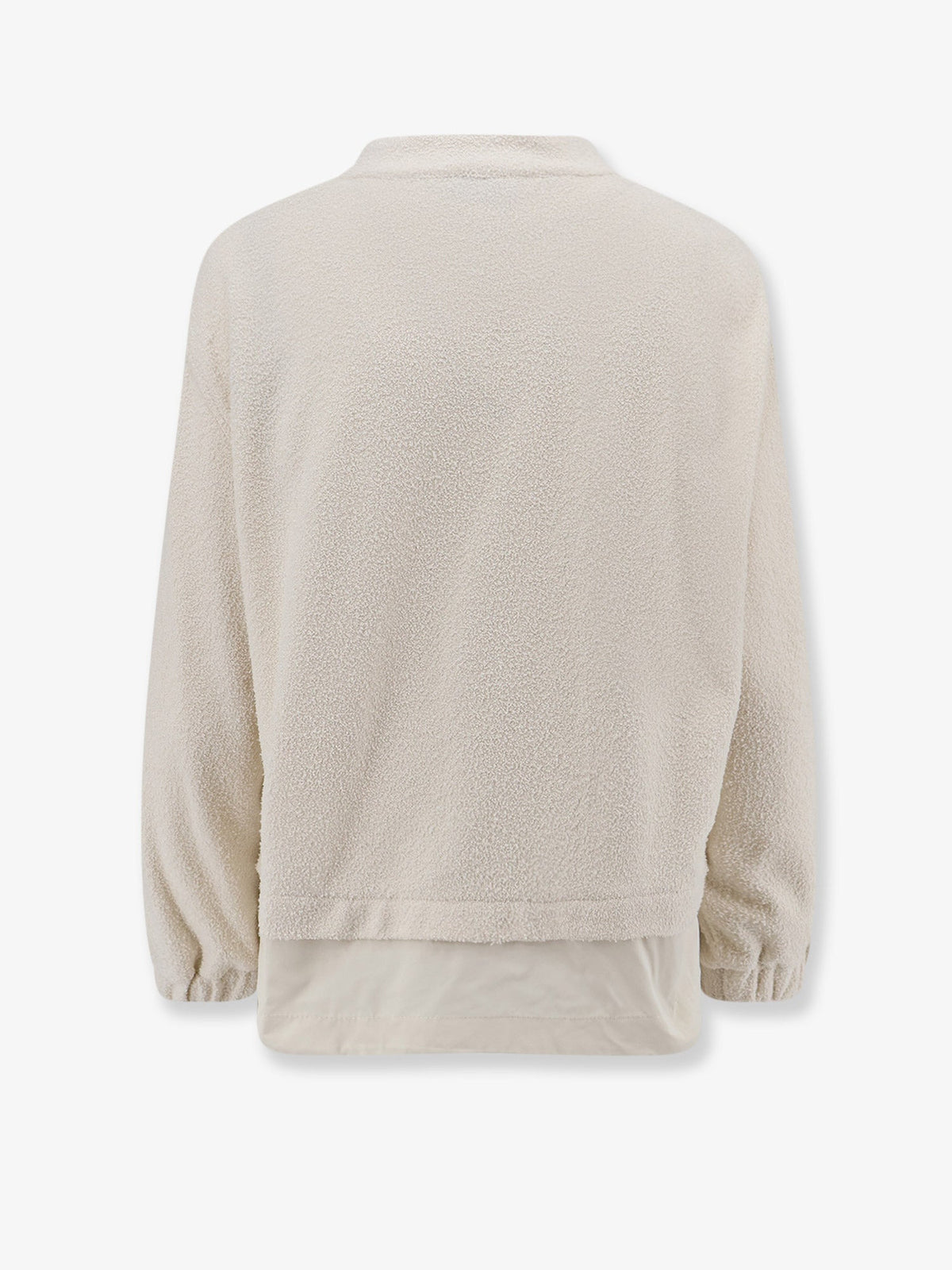 Moncler Bouclé nylon jacket - Bianco