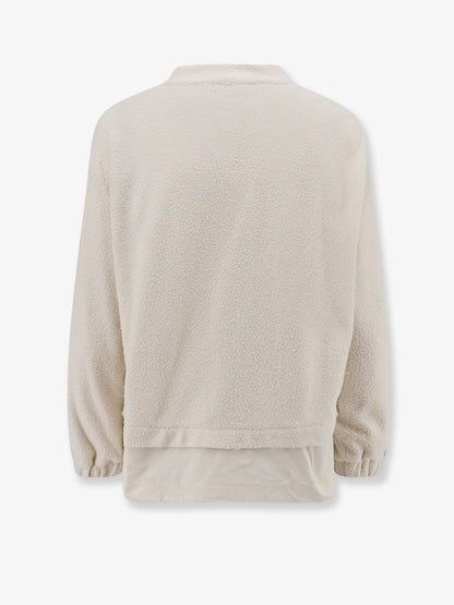 Moncler Bouclé nylon jacket - Bianco