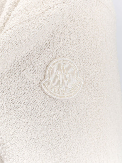 Moncler Bouclé nylon jacket - Bianco