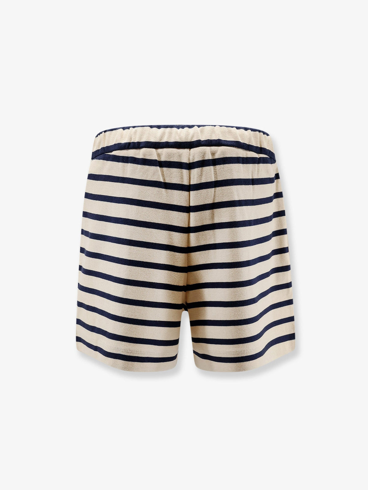 Moncler Cotton shorts with striped pattern - Nero