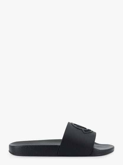 Moncler Basile rubber sandals - Nero