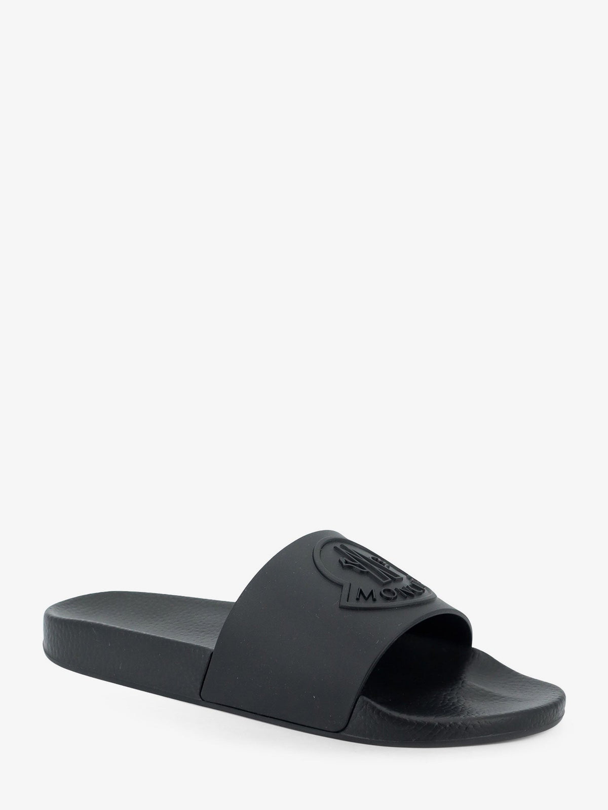 Moncler Basile rubber sandals - Nero