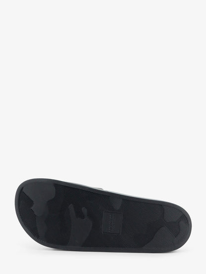 Moncler Basile rubber sandals - Nero