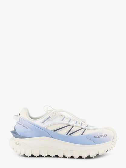 Moncler Trailgrip sneakers in technical fabric and mesh with side lettering logo - Bianco